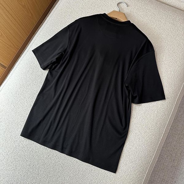 高品質【かわいい♡新作】プラダ ロゴ Tシャツ 偽物 ブラック pun13888